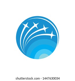 star faster express logo icon vector illustration design