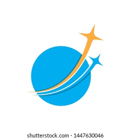 star faster express logo icon vector illustration design