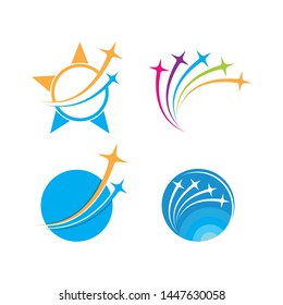 star faster express logo icon vector illustration design