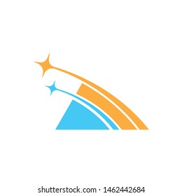 star faster express logo icon vector illustration design