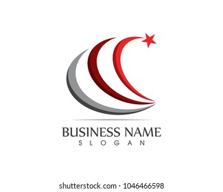 Star faster logo design concept