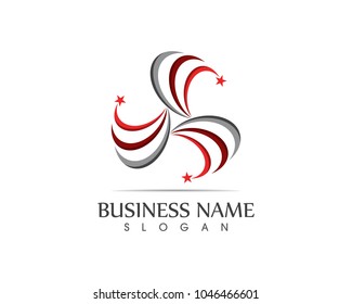 Star faster logo design concept