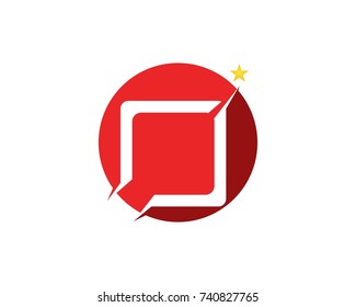 Star faster logo design template