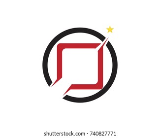 Star faster logo design template