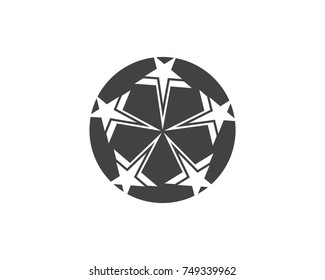 Star faster logo design template