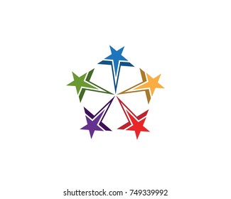 Star faster logo design template