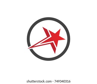 Star faster logo design template