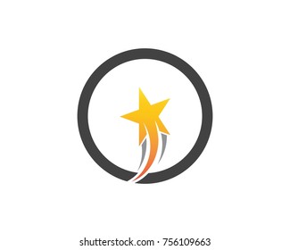 Star faster logo design template