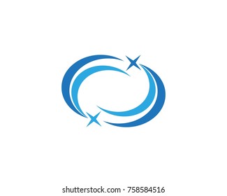 Star faster logo design template