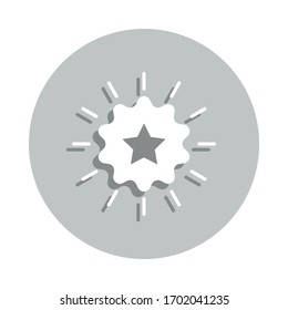 star, favorite, additional skills badge icon. Simple glyph, flat vector of Business icons for ui and ux, website or mobile application
