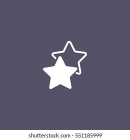 star favorite or best choice icon