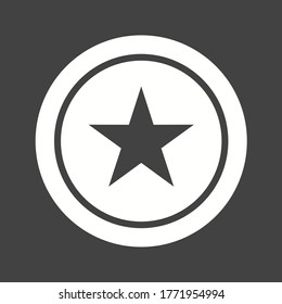 Star, favorite, best icon vector image.Can also be used for user interface. Suitable for mobile apps, web apps and print media