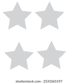 Star or favorite flat icon for apps and websites