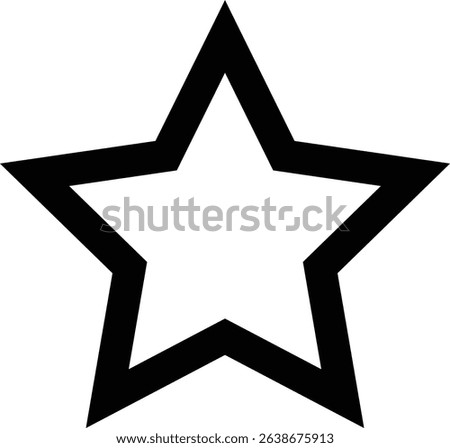 Star Favorite Icon with Center Dot - Rating or Bookmark Symbol.A stylized star icon with a central dot, used for favorite, rating, or highlight actions. Clean vector format.
