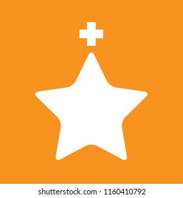 Star, Favorite icon, stock vector illustration, EPS10.