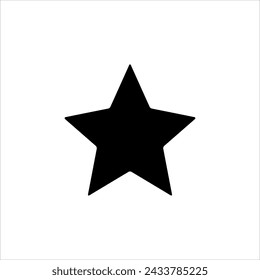 Estrella, icono favorito, adecuado para elemento de diseño con estilo de icono sólido simple tiene archivo EPS