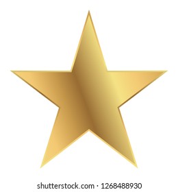 Star favorite icon or symbol golden favority star for premium design, sharp angle design