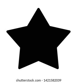 star favorite multimedia icon vector