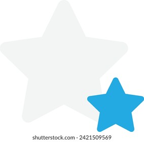 Star Favorite Rating Icon Vector Flat Illustration
