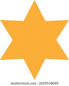 Star Favorite Rating Icon Vector Flat Illustration