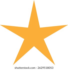 Star Favorite Rating Icon Vector Flat Illustration