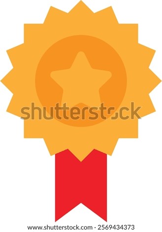 Star Favorite Rating Icon Vector Flat Illustrasi 