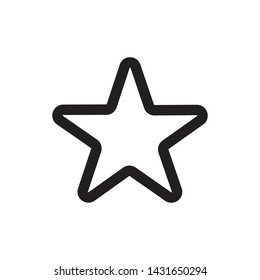 Star Favorite Symbol Icon Vector Design Illustration