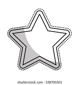 star favorite symbol icon vector illustration design