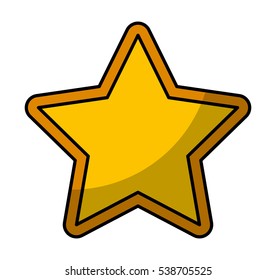 star favorite symbol icon vector illustration design