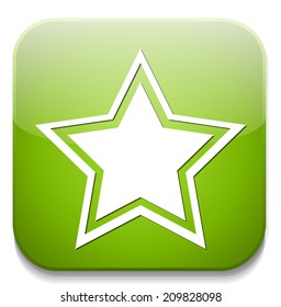 Star favorite web icon