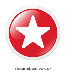 Star. Favorites. Vector button