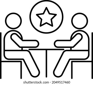 Star feedback Isolated Vector icon which can easily modify or edit

