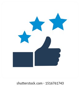 star feedback and other icon concept