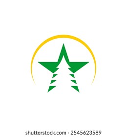 star and fir vector design,illustration,graphic design,icon,for,humanity logo