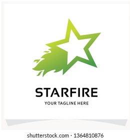 Star Fire Logo Design Template Inspiration