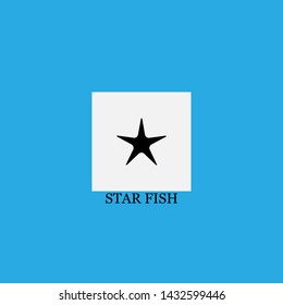 star fish icon sign signifier vector