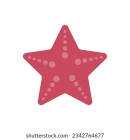 Star fish icon vector illustration symbol design