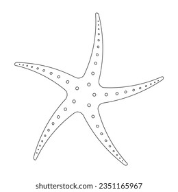Star fish icon vector illustration symbol design
