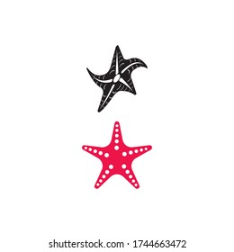 Vorlage für Star Fish-Logos zur Darstellung des Vektorbilds
