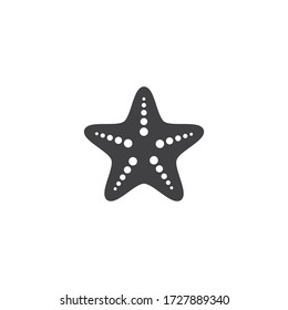 Star fish logo vector flat design