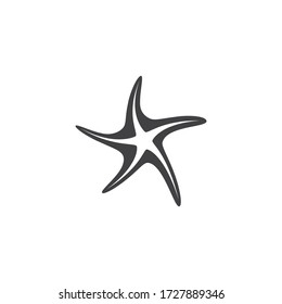 Star fish logo vector flat design