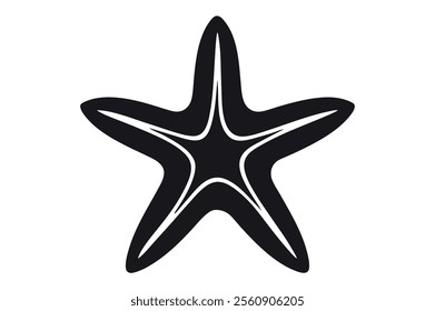 Star fish logo vector flat design