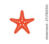 Star fish silhouette icon vector flat illustration design.