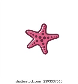Star fish stock vector illustration