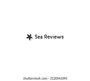 Star Fish type logo design with modern concept. Star Fish apple type vector illustration