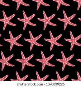 Star fish vector illustration.