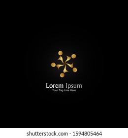 "Star five point". Minimalist, simple,digital and modern logo design.