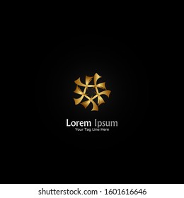 "Star five point". Minimalist, simple,digital and modern logo design.