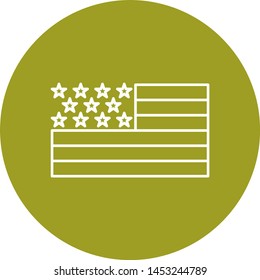 Star flag icon for your project
