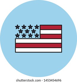 Star flag icon for your project
